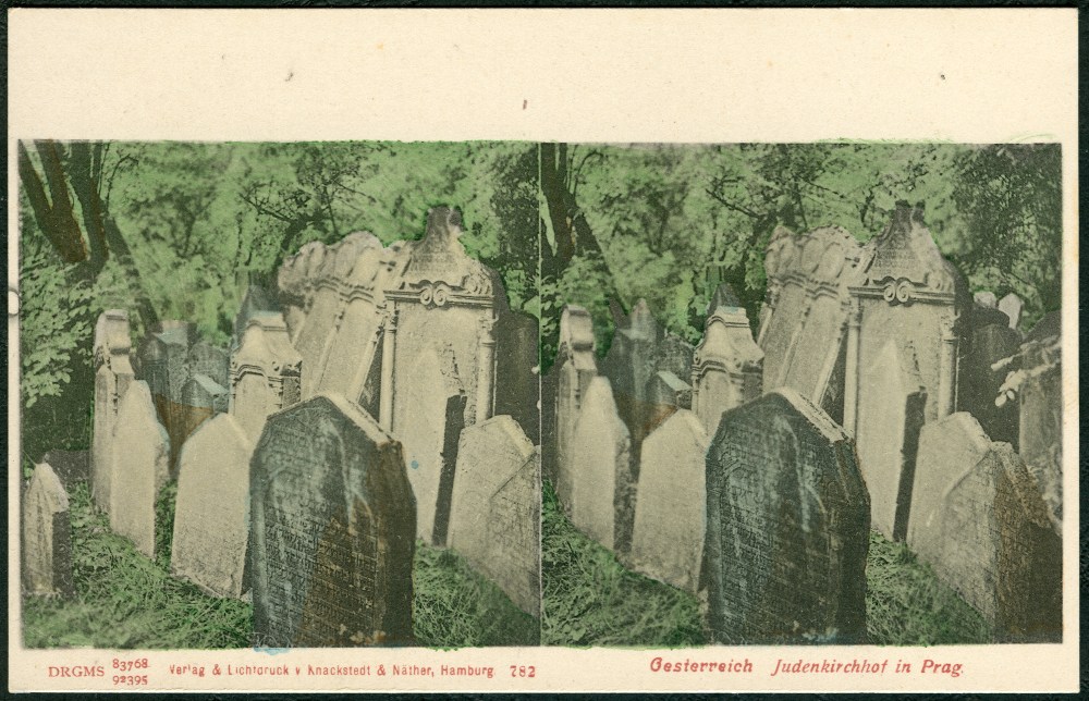 Knackstedt_&_Näther_Stereoskopie_0782_Oesterreich,_Judenkirchhof_in_Prag,Bildseite_koloriert_Jewish_cemetery_Prague-Josefov