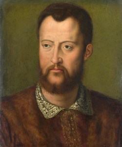 Full title: Portrait of Cosimo I de' Medici, Grand Duke of Tuscany Artist: After Bronzino Date made: probably before 1574 Source: http://www.nationalgalleryimages.co.uk/ Contact: picture.library@nationalgallery.co.uk Copyright © The National Gallery, London