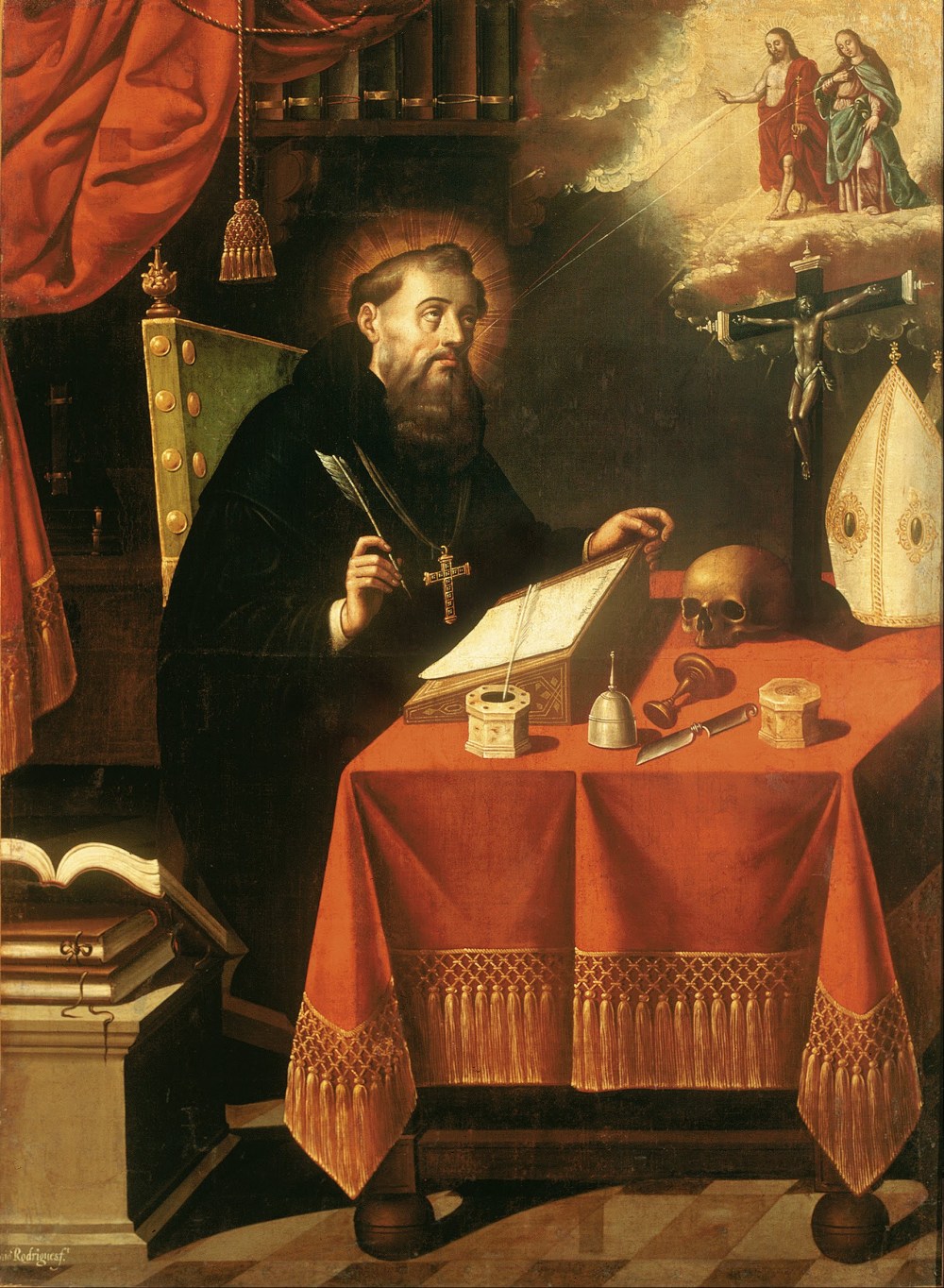 St Augustine by Antonio Rodríguez