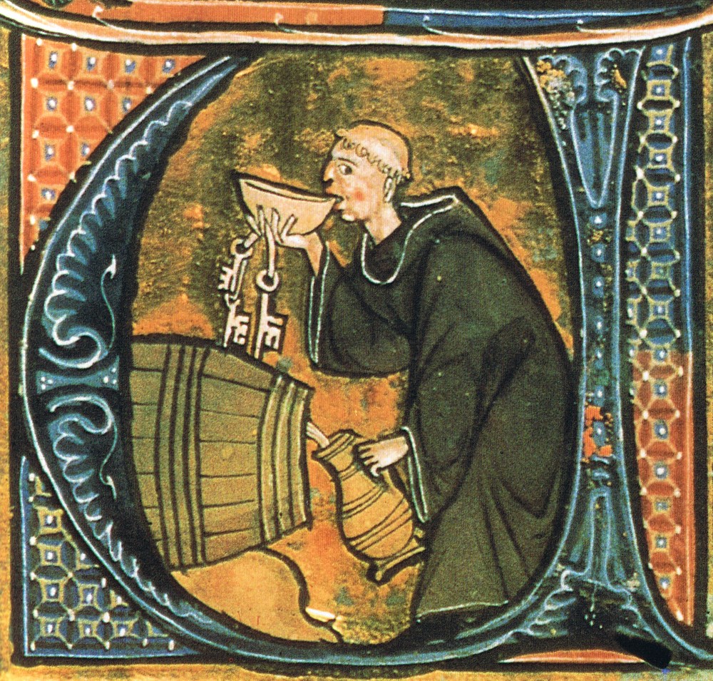 Monk_sneaking_a_drink