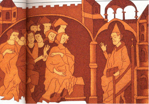 Ілюстрація до Латеранського собору, але може дати уявлення і про збори єретичних ченців