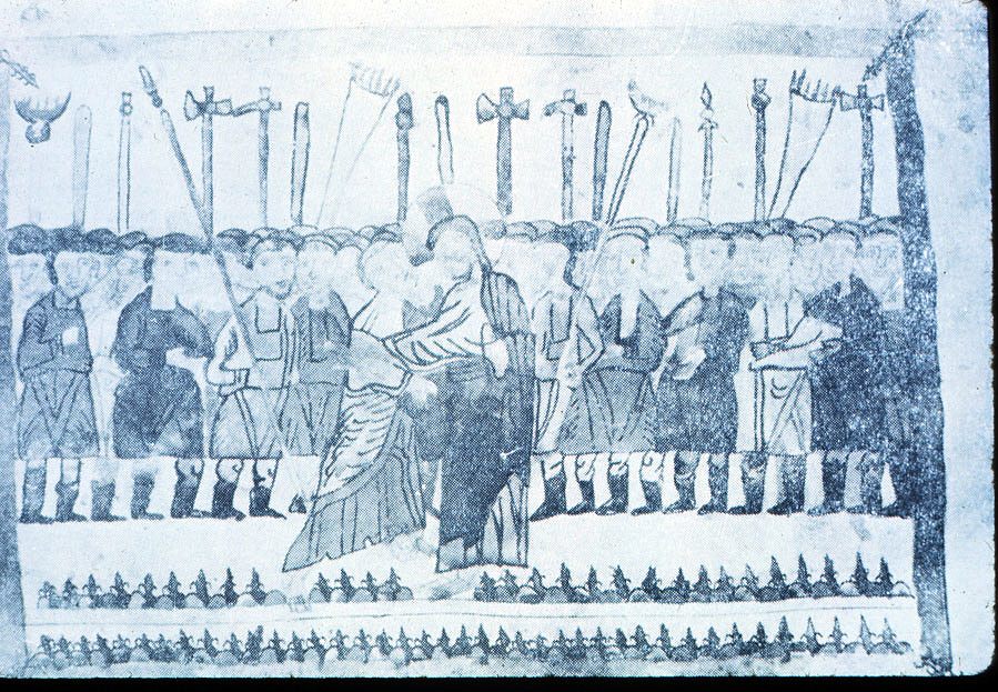 Gospels; The Melitine Gospel of 1041. Betrayal, XLVII fig. 25 Jerusalem Armenian Patriarchate Ms. 3624